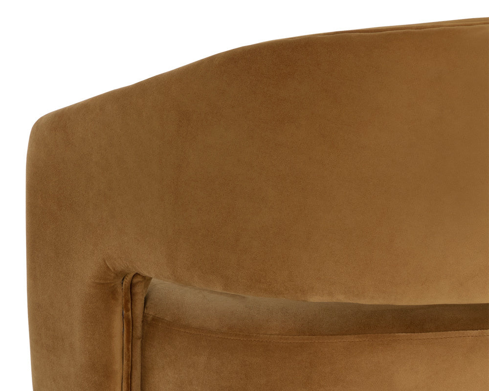 NAHLA CLAREN OFFICE CHAIR - GOLD SKY