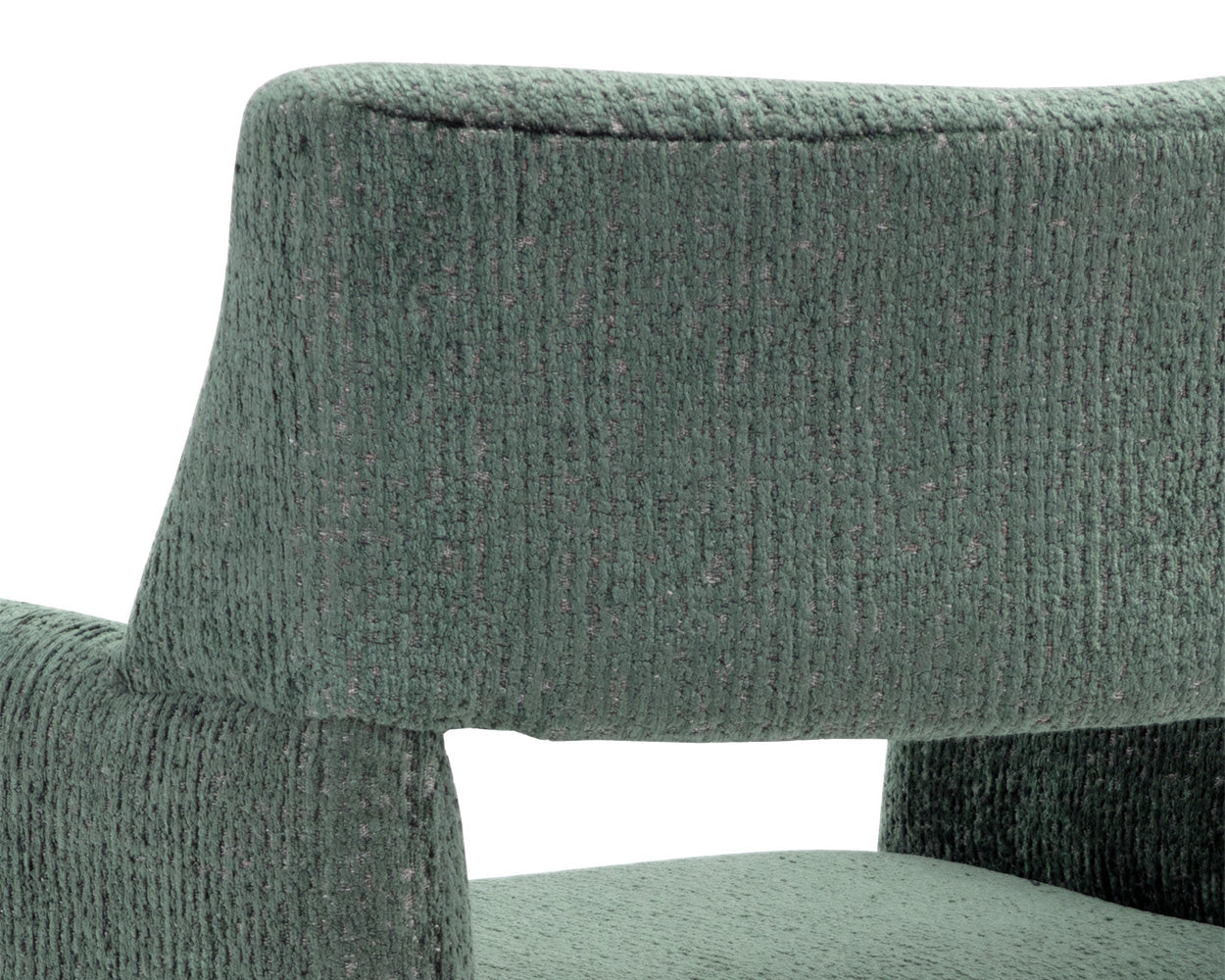 NAHLA GRECO DINING ARMCHAIR - AURA TEAL