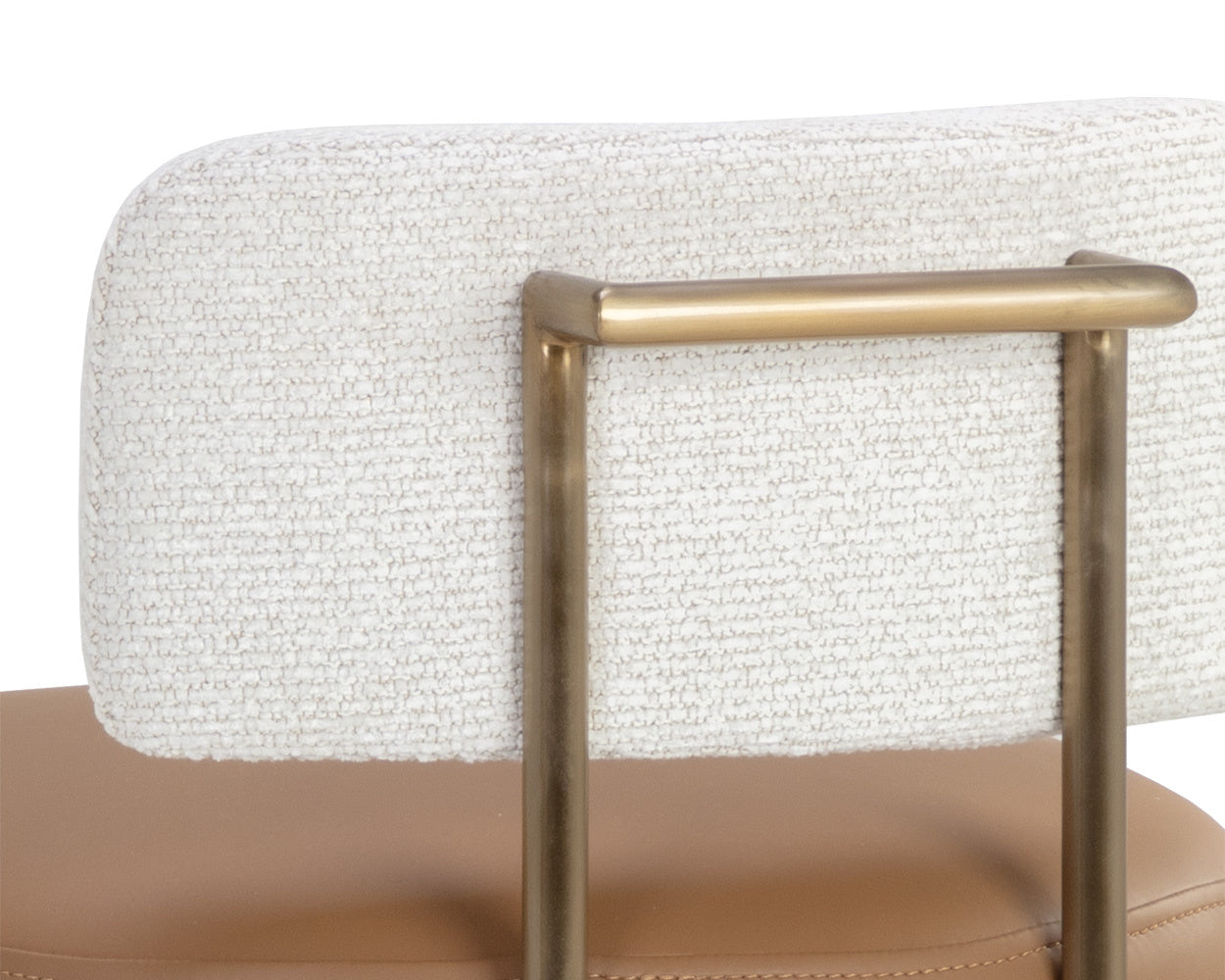 NAHLA LARISSA BARSTOOL - NAPA COGNAC / RHEA LIGHT BARLEY