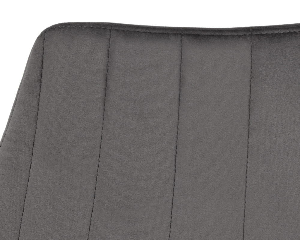 NAHLA GRIFFIN DINING ARMCHAIR - TOWN GREY / ROMAN GREY