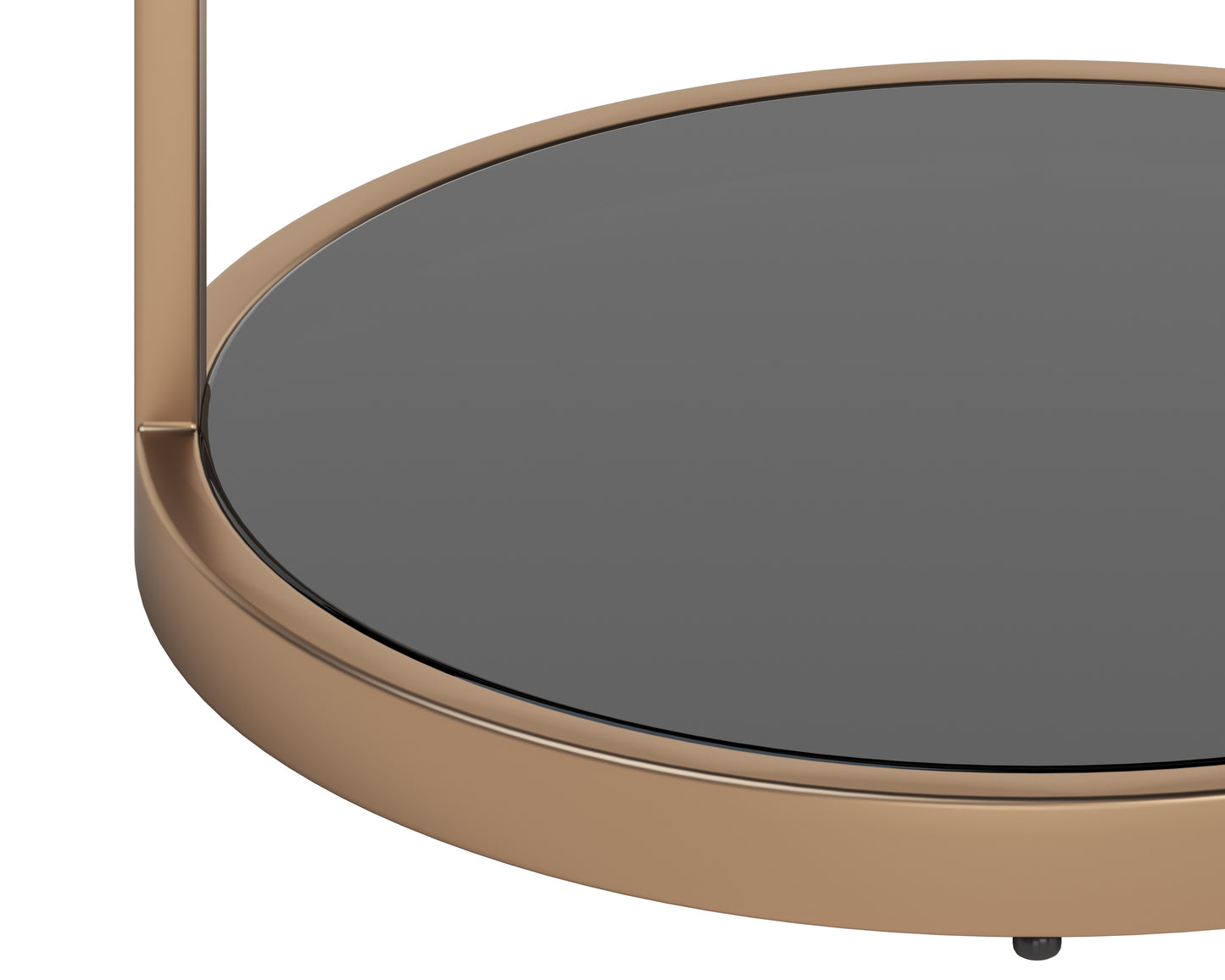 NAHLA BENJAMIN END TABLE - ANTIQUE BRASS