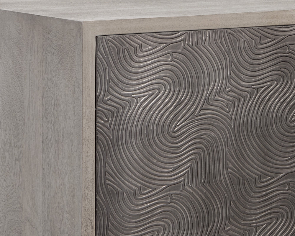 NAHLA ALGARVE SIDEBOARD - GREY