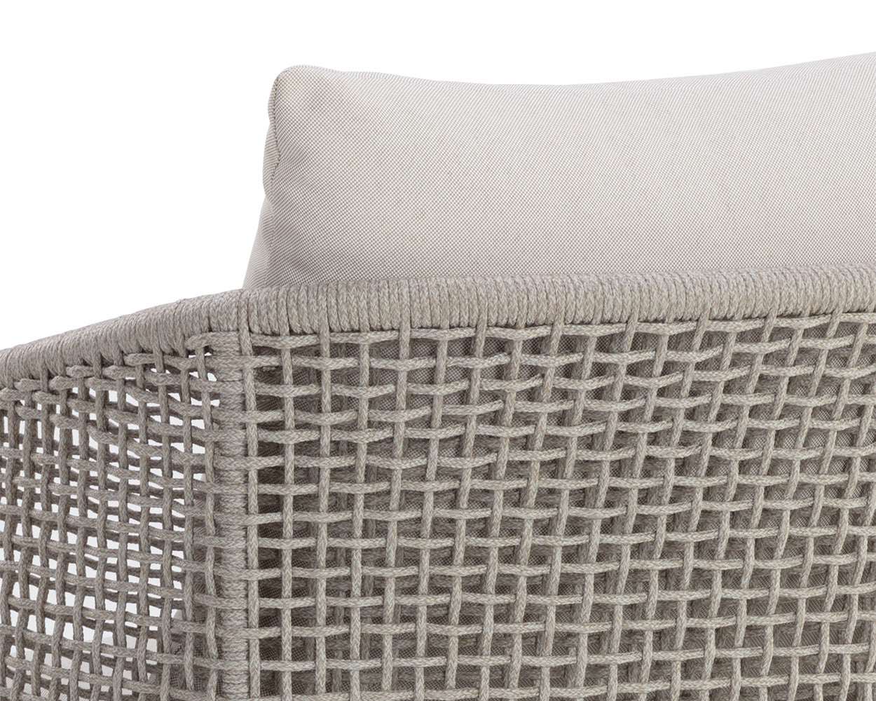 NAHLA CAPRI DINING ARMCHAIR - DRIFT BROWN - PALAZZO CREAM