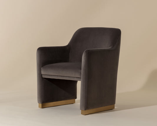 NAHLA JAIME DINING ARMCHAIR - MEG ASH