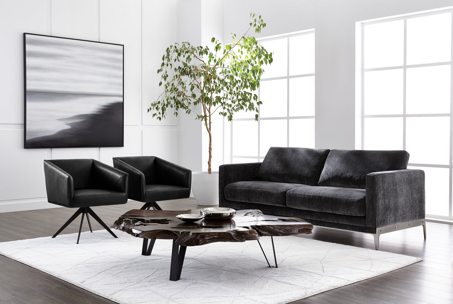 NAHLA RUSTEAK COFFEE TABLE