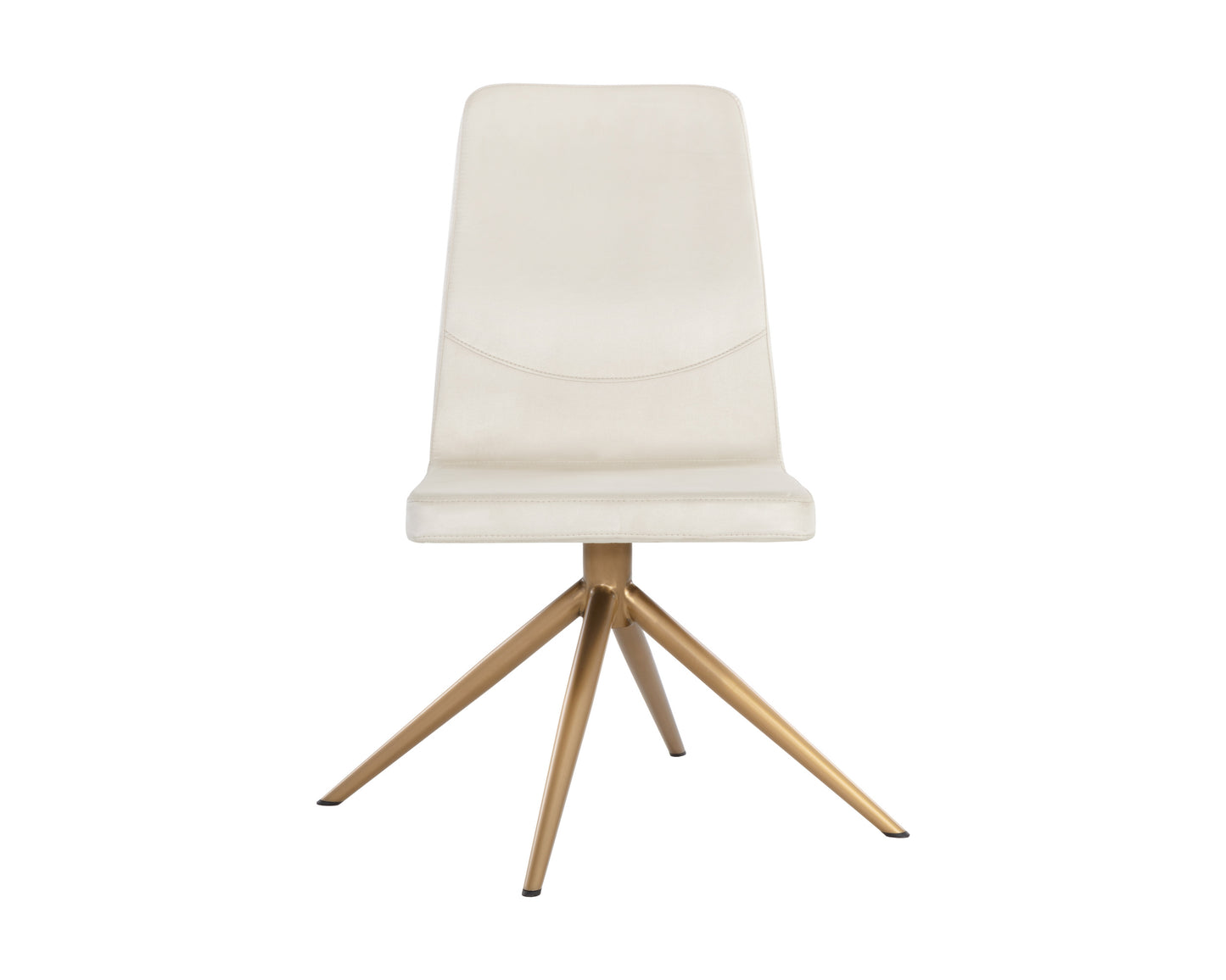 NAHLA HILDA SWIVEL DINING CHAIR - VIENNA CREAM