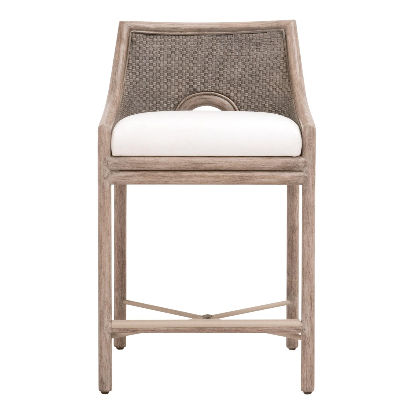 6813CS.FGRY/LPPRL/FG - French Gray Cabana Loom, French Gray Mahogany