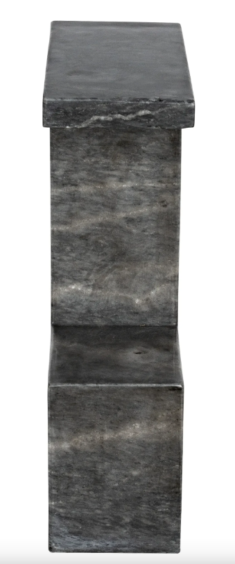 Aero Side Table Black Marble