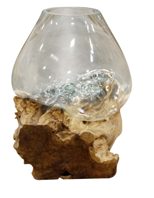 BALI NATURAL GLASS BOWL