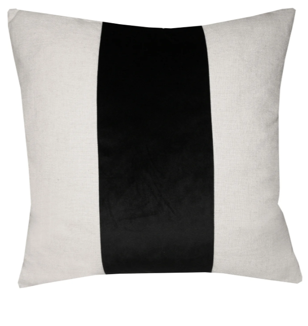 BLACK STRIPE PILLOW