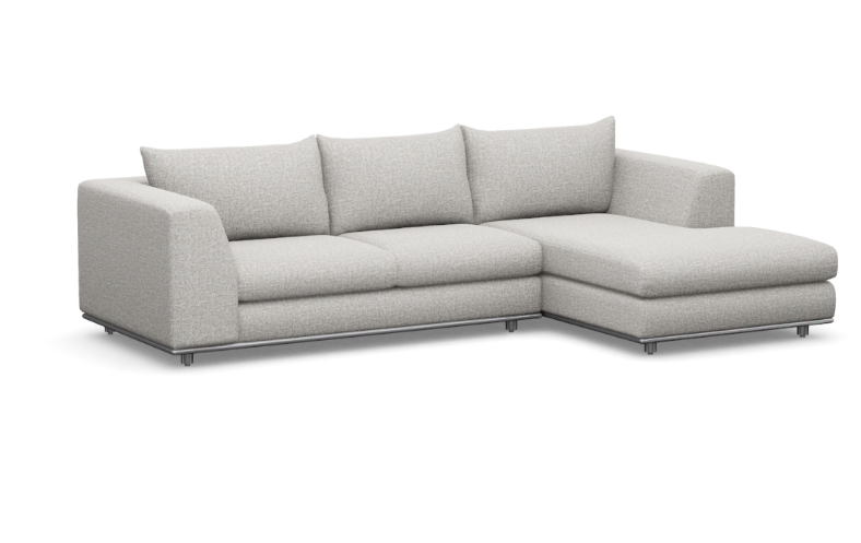 COMODO RIGHT CHAISE 2 PIECE SECTIONAL