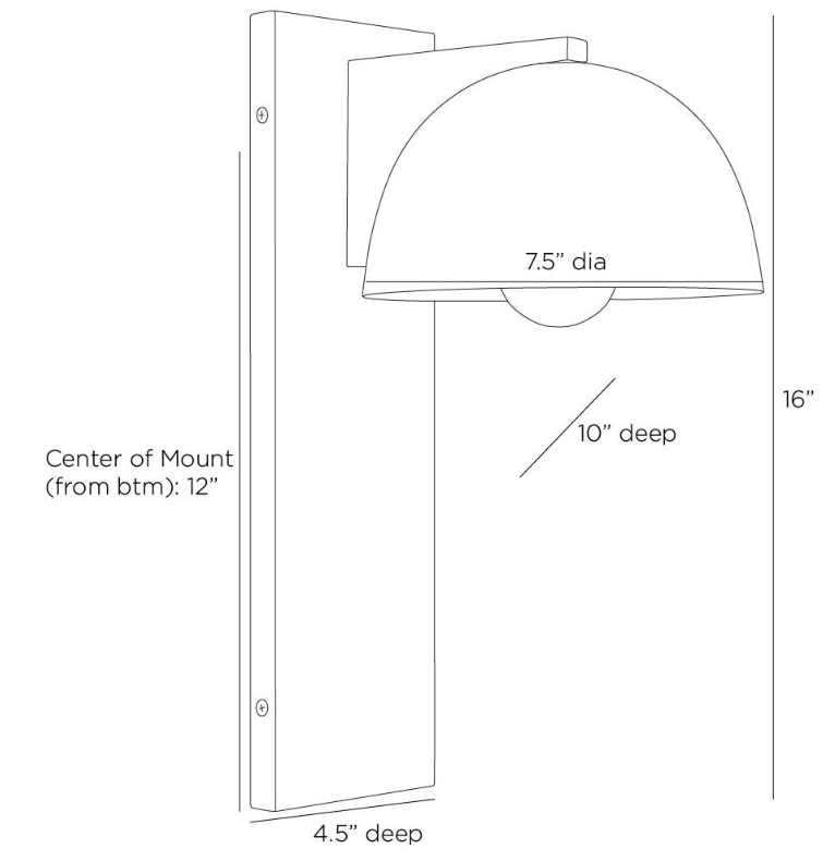 Ennis Outdoor Sconce