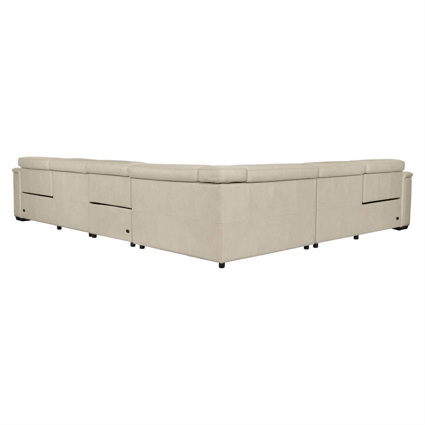 Lioni Leather Power Motion Sectional