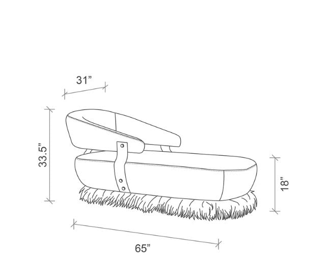 Ostrich Fluff Daybed