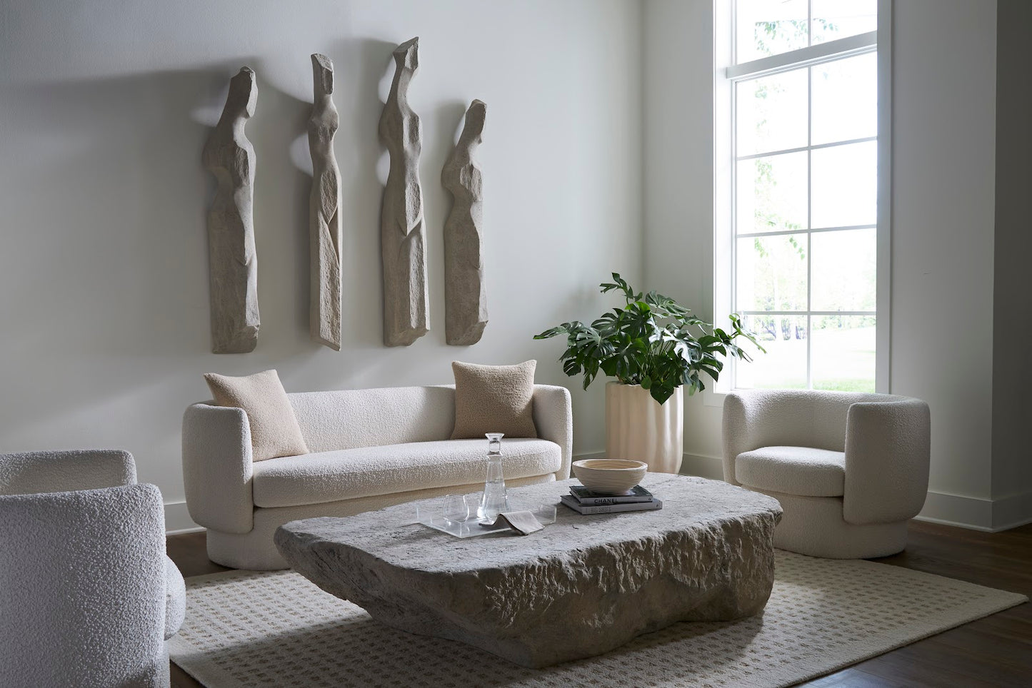 Cast Women Wall Art, B, Roman Stone