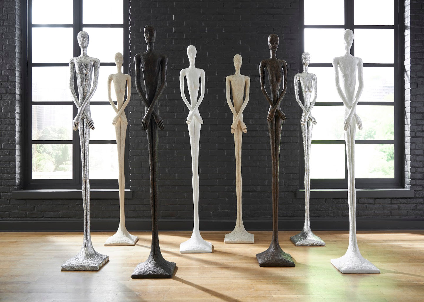 Lottie Sculpture, Bronze Finish, Resin