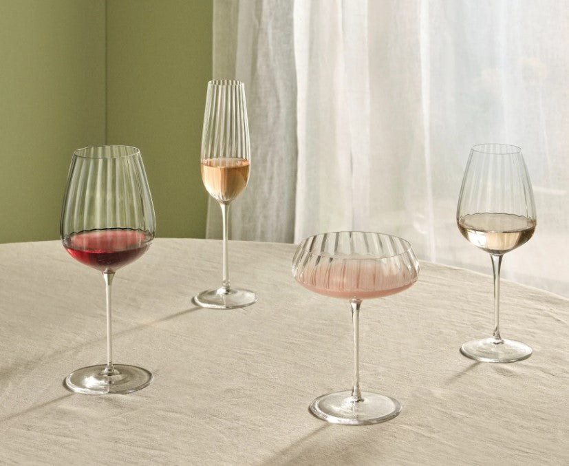 Round Up Set of 2 Sparkling wine glasses