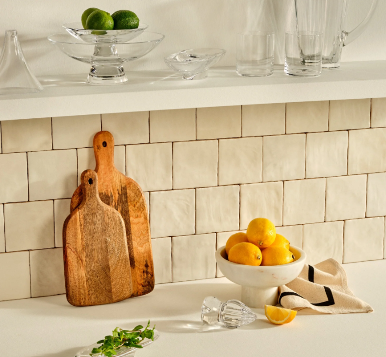 Silhouette Compartment Tray 2 Sections Curved