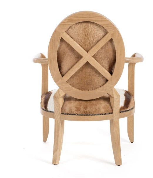 Springbok Hide Manhattan Chair
