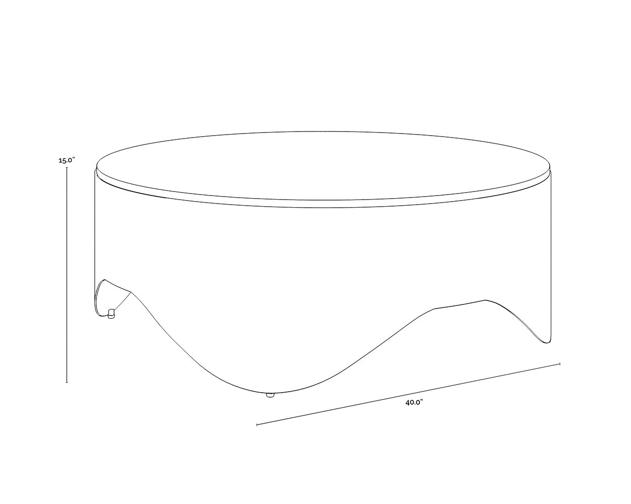 NAHLA GUINEVERE COFFEE TABLE