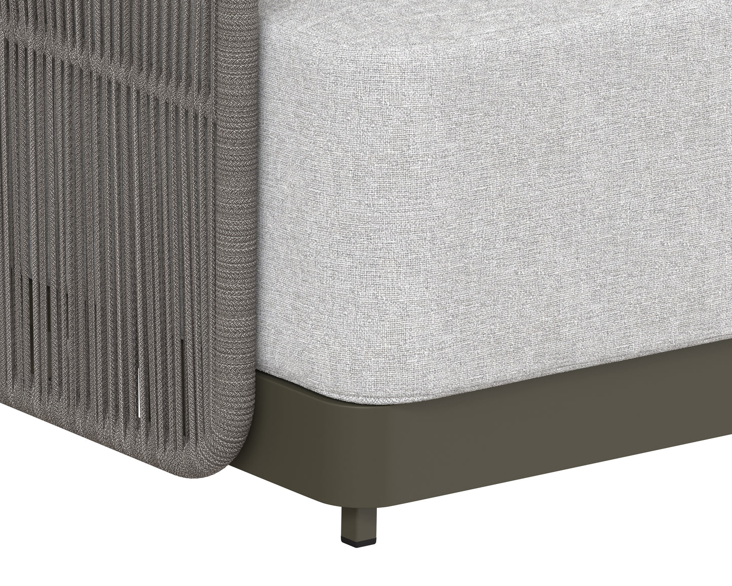 NAHLA ALLARIZ SOFA - WARM GREY - GRACEBAY LIGHT GREY