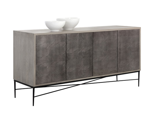 NAHLA ALGARVE SIDEBOARD - GREY