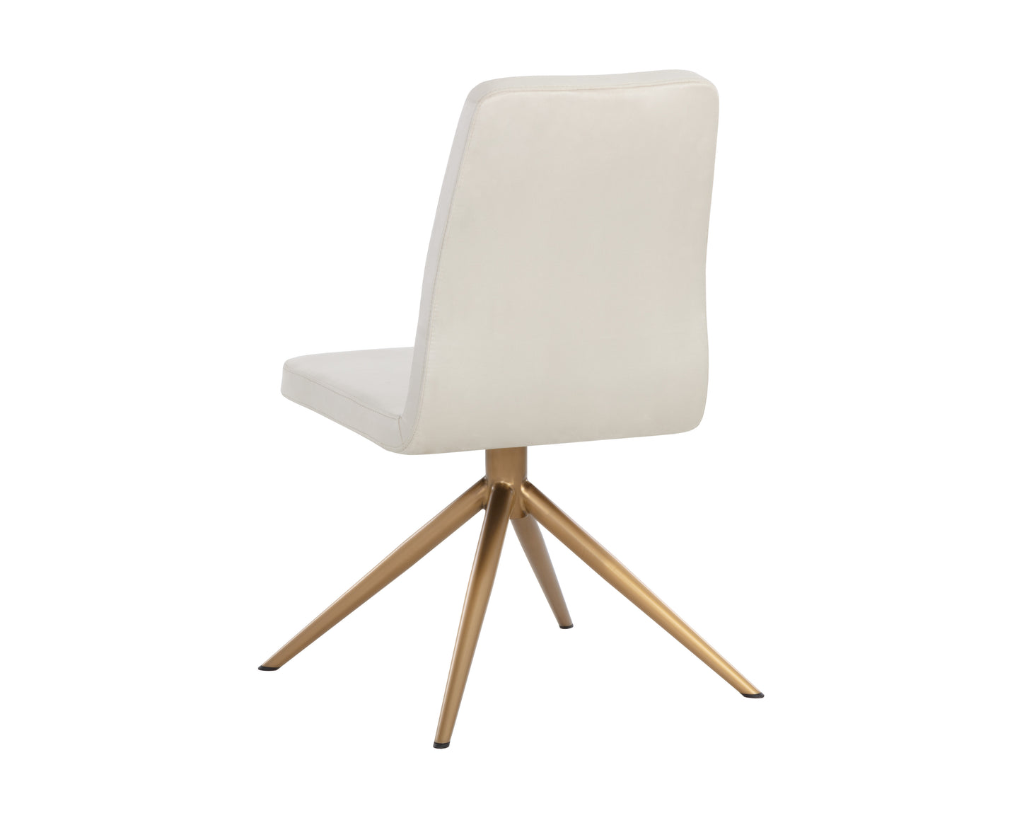 NAHLA HILDA SWIVEL DINING CHAIR - VIENNA CREAM
