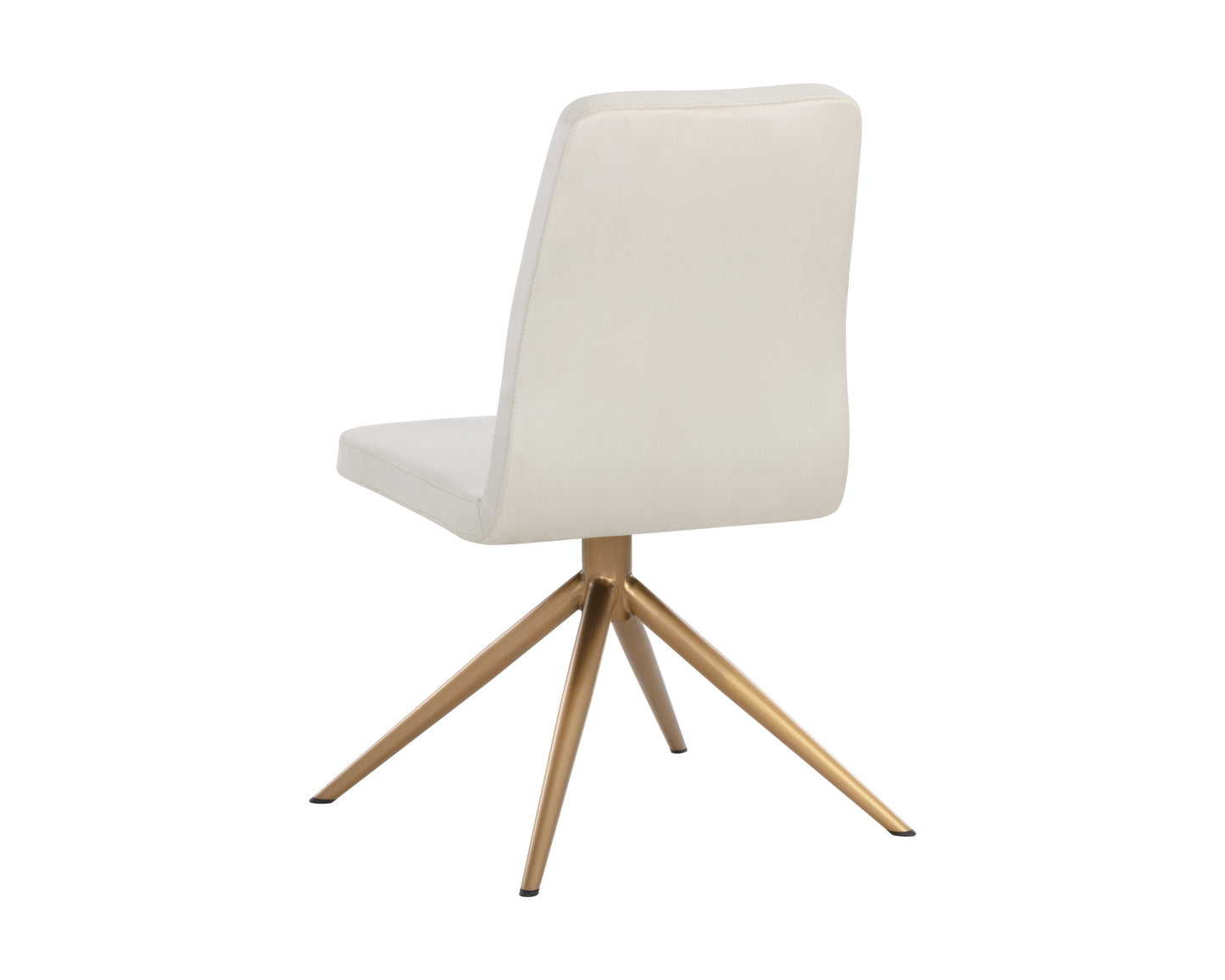 NAHLA HILDA SWIVEL DINING CHAIR - VIENNA CREAM