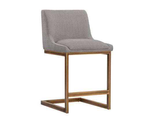 NAHLA HOLLY COUNTER STOOL - ZENITH SOFT GREY