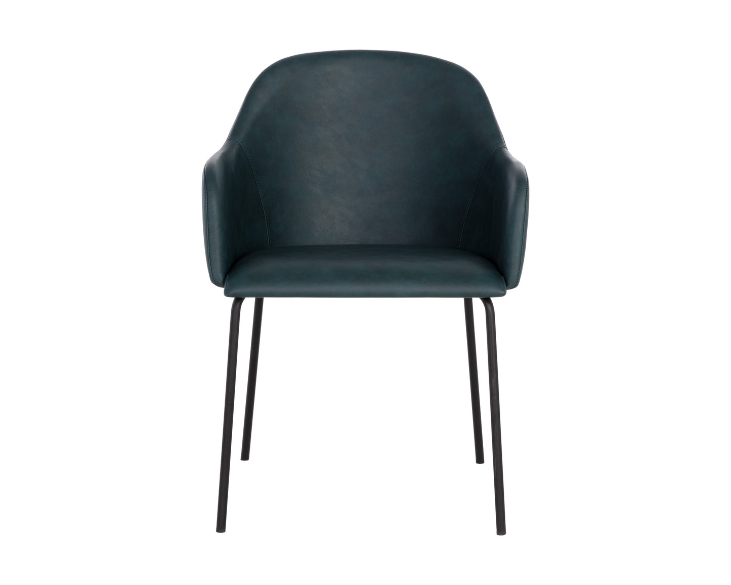 NAHLA HENSLEY DINING ARMCHAIR - DARK TEAL