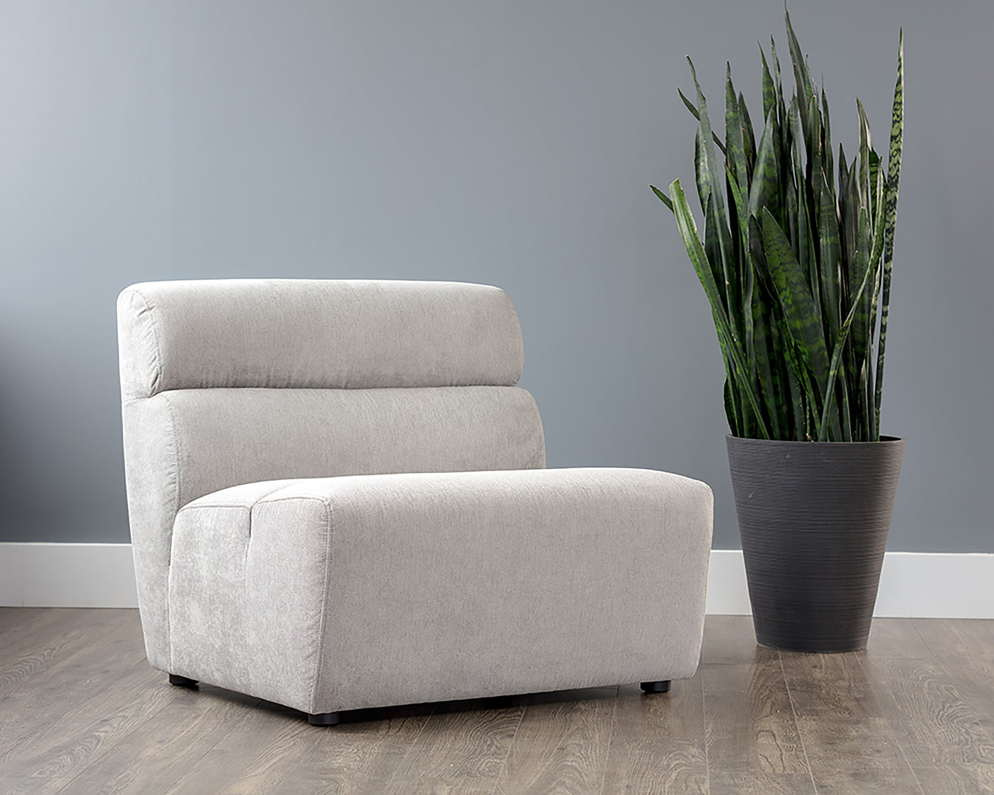 NAHLA CORNELL MODULAR - ARMLESS CHAIR - POLO CLUB STONE