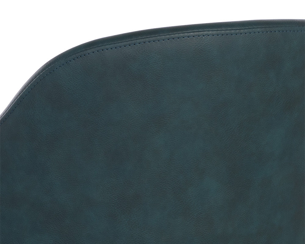 NAHLA HENSLEY DINING ARMCHAIR - DARK TEAL