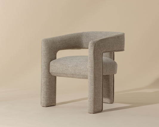 NAHLA KRASNER DINING ARMCHAIR - RHAPSODY SAND
