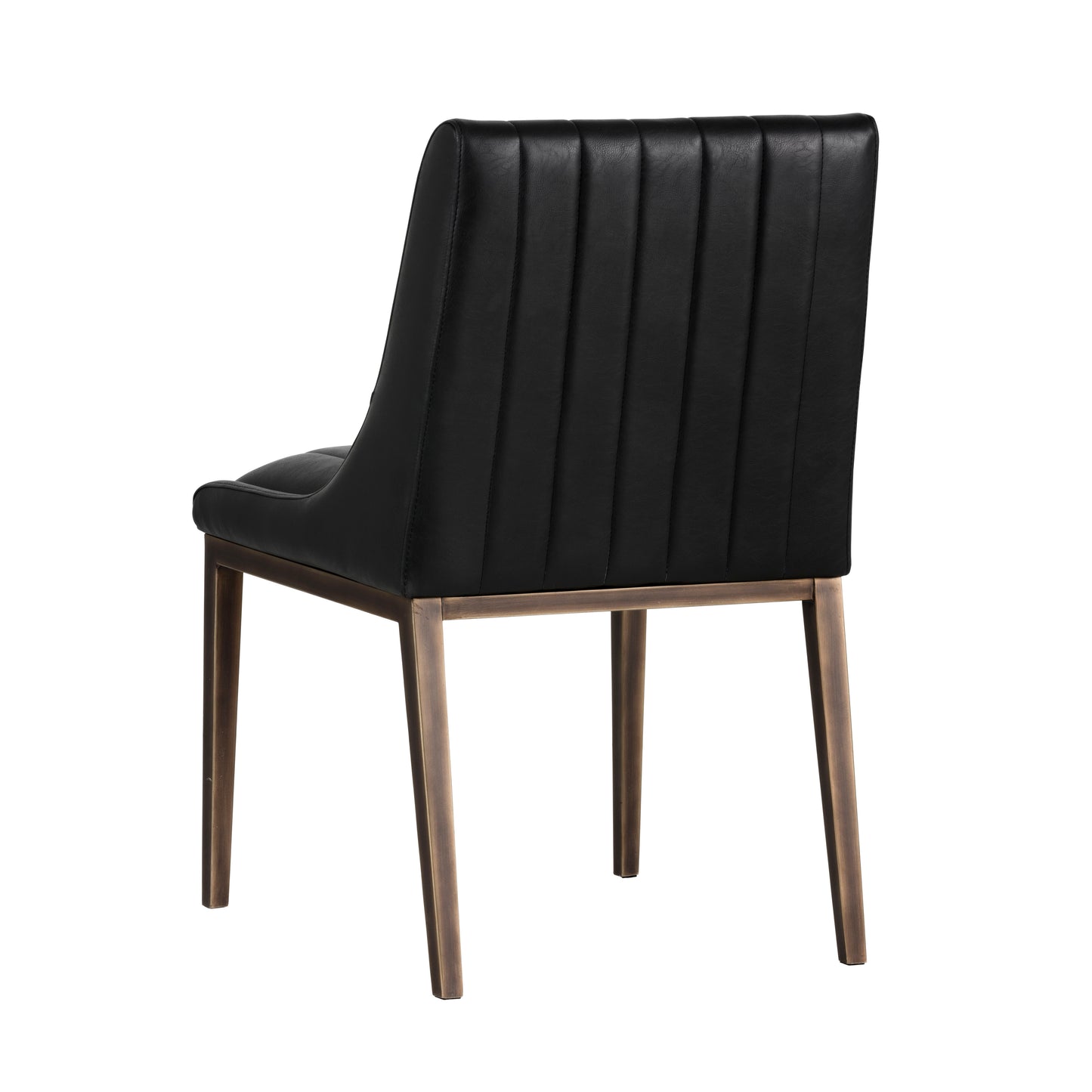 NAHLA HALDEN DINING CHAIR - VINTAGE BLACK