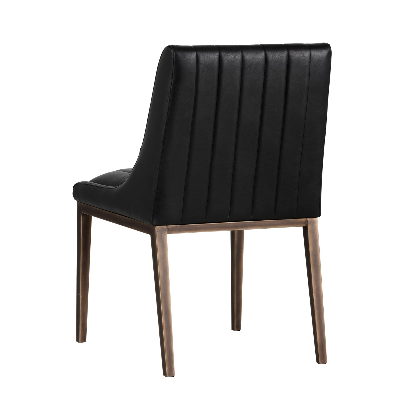 NAHLA HALDEN DINING CHAIR - VINTAGE BLACK