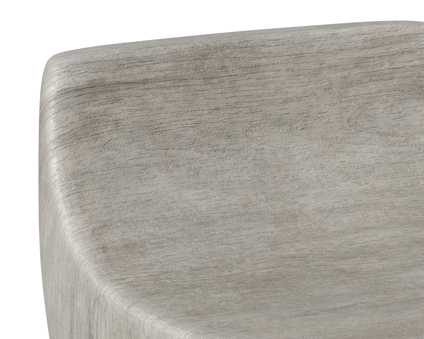 NAHLA LEDGER STOOL - ASH GREY WOOD LOOK