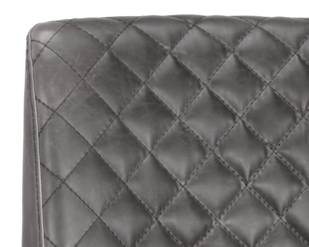 NAHLA LEIGHLAND DINING CHAIR - OVERCAST GREY