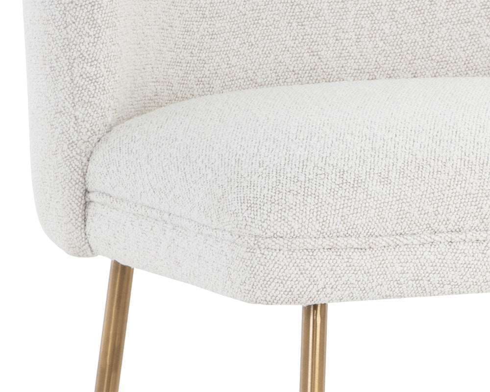 NAHLA KELTY COUNTER STOOL - GOLD - COPENHAGEN WHITE