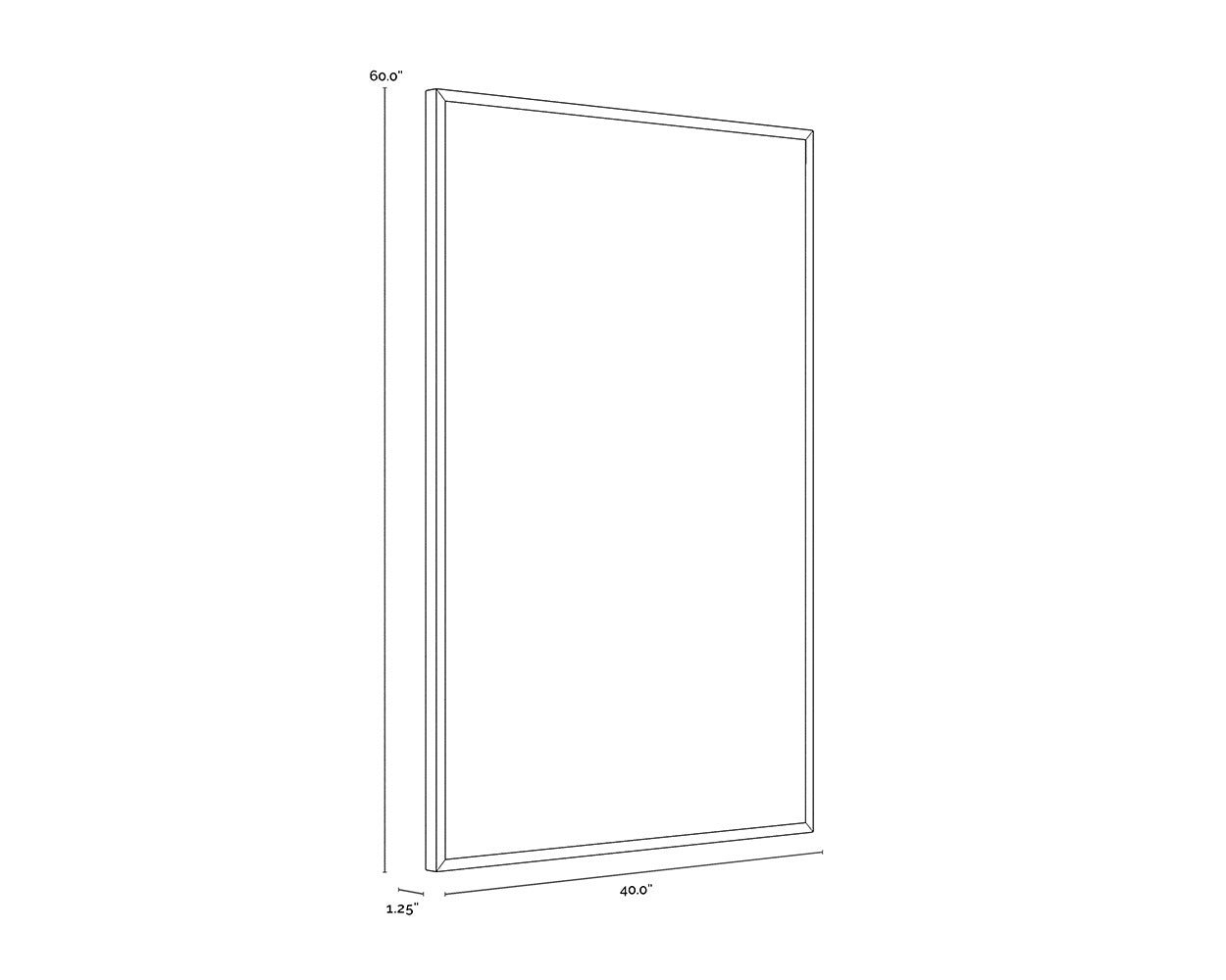 NAHLA MIND OVER MATTER - 40" X 60" - BLACK FRAME