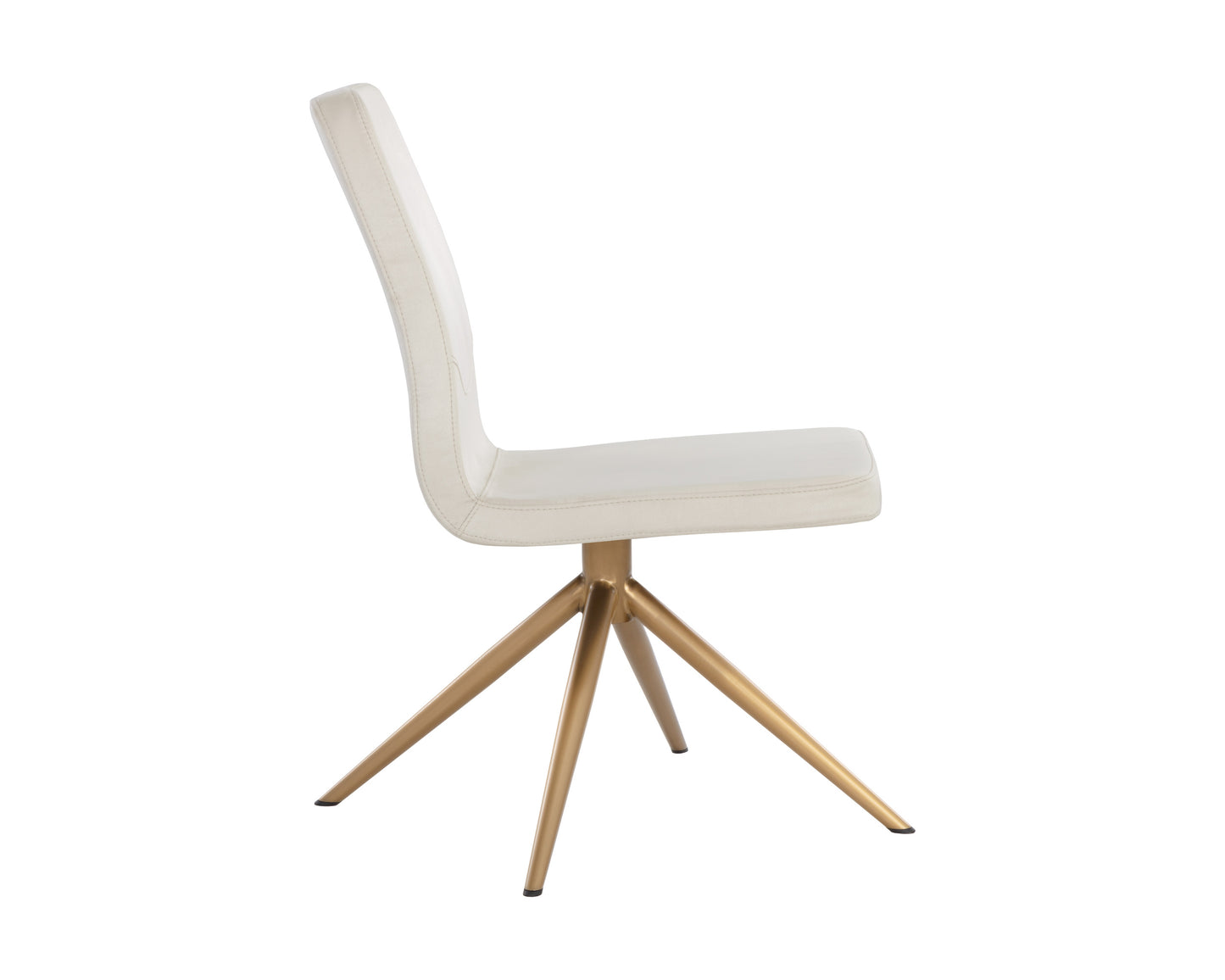NAHLA HILDA SWIVEL DINING CHAIR - VIENNA CREAM