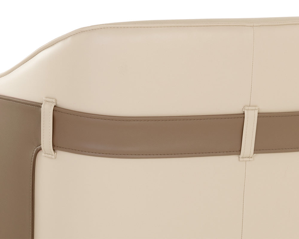 NAHLA CARTER OFFICE CHAIR - NAPA BEIGE / NAPA TAN