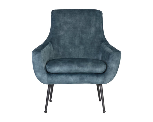 NAHLA ALETTA LOUNGE CHAIR - NONO PETROL