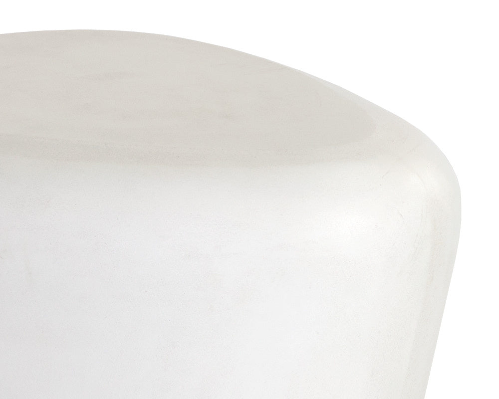NAHLA CORVO SIDE TABLE - WHITE