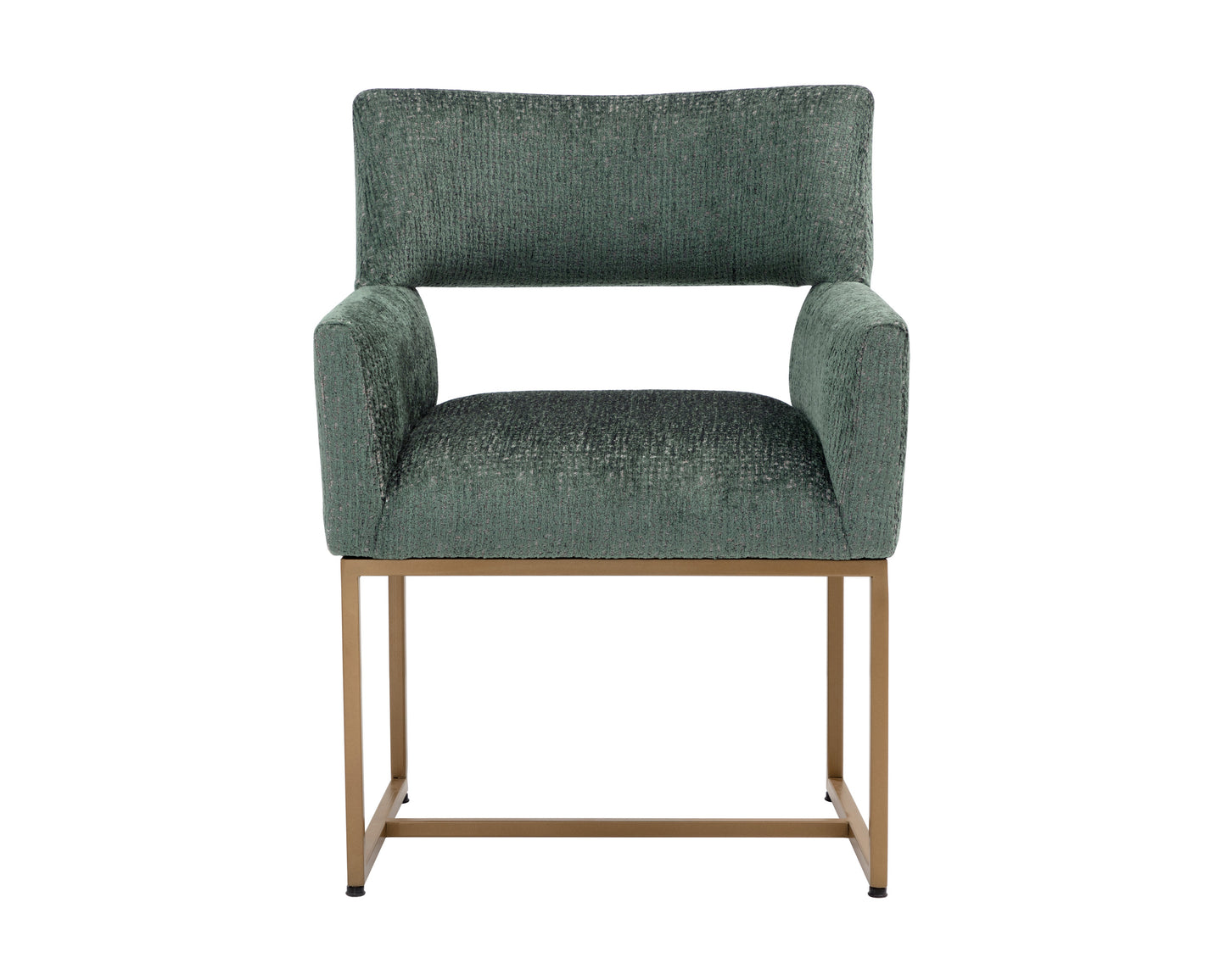 NAHLA GRECO DINING ARMCHAIR - AURA TEAL