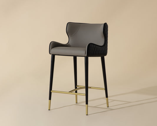 NAHLA GIANNI COUNTER STOOL - DILLON STRATUS / DILLON BLACK