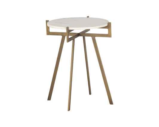 NAHLA ANAK END TABLE - WHITE