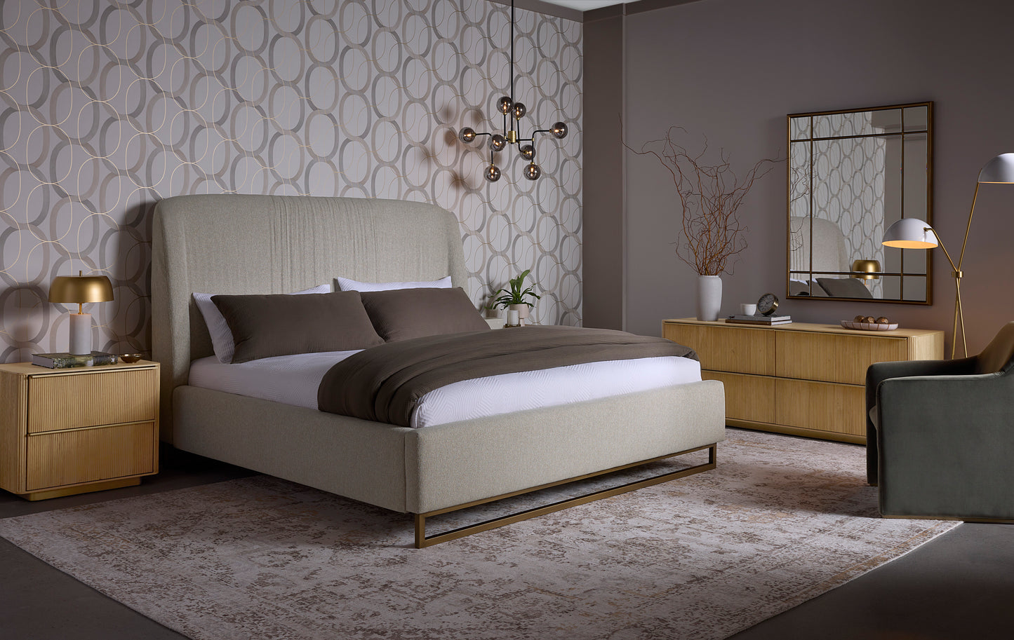 NAHLA KALLA DRESSER - RUSTIC OAK