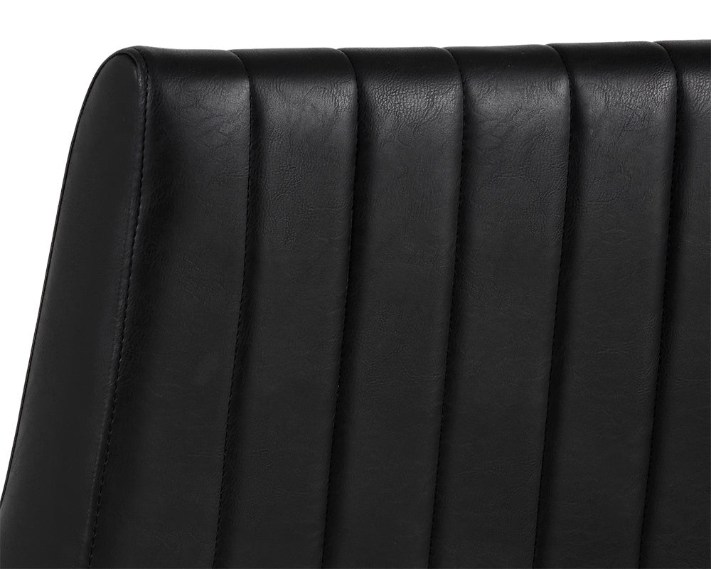 NAHLA HALDEN DINING CHAIR - VINTAGE BLACK