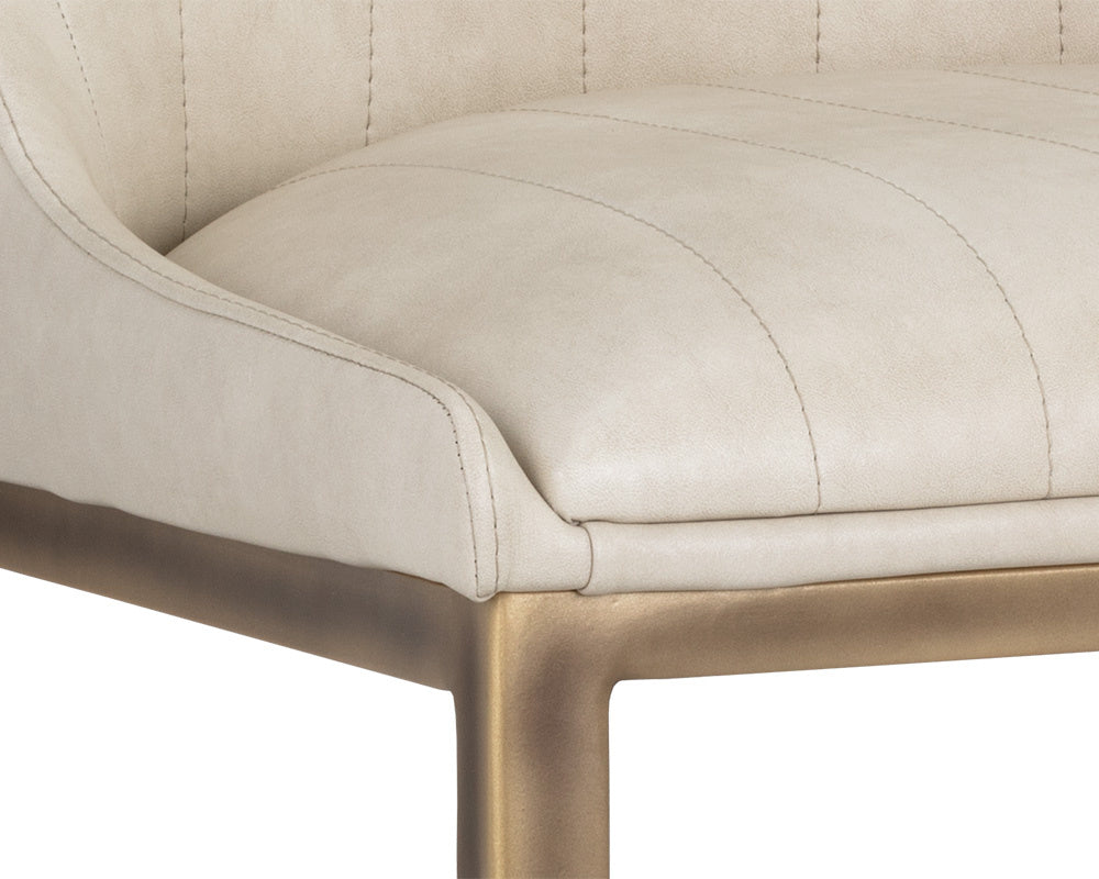 NAHLA HALDEN DINING CHAIR - BRAVO CREAM