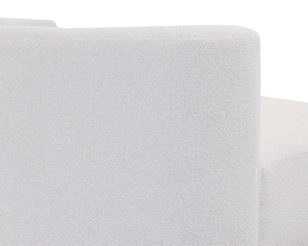 NAHLA LAKEN SOFA CHAISE - RAF - COPENHAGEN WHITE